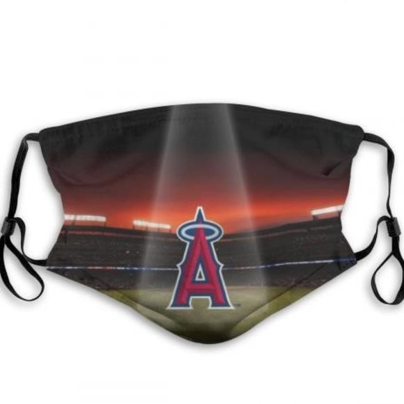 California Angels Face Mask Double Layer w/ Filter - Picture 1 of 3